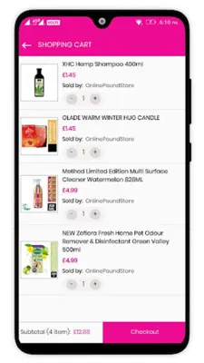 Online Pound Store android App screenshot 0